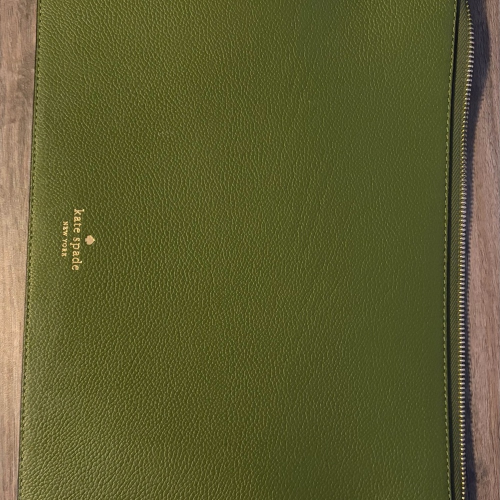Kate Spade Forest Green Leather Tote - Picture 3 of 13